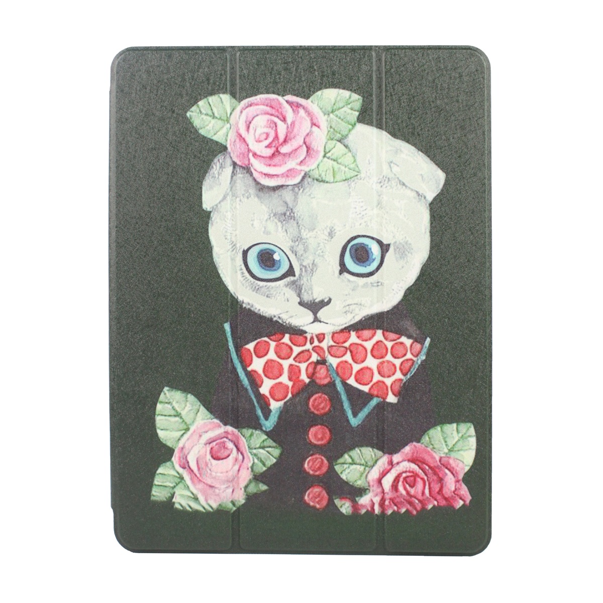 Чехол-книжка Comma Lingos Series Cat Case with Pencil Slot для iPad 8 / 7 10.2 (2020) (Цвет: Green)