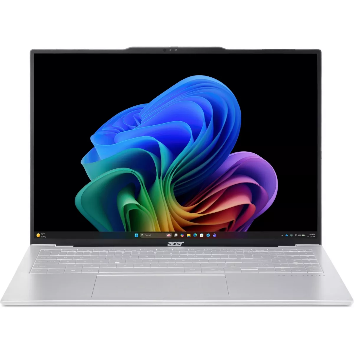Ноутбук Acer Swift Air 16 SFA16-61M-R0MH (Ryzen AI 5 330 2Ghz/16Gb LPDDR5/SSD512Gb/AMD Radeon/16 /noOS/silver) (NX.DJACD.001)