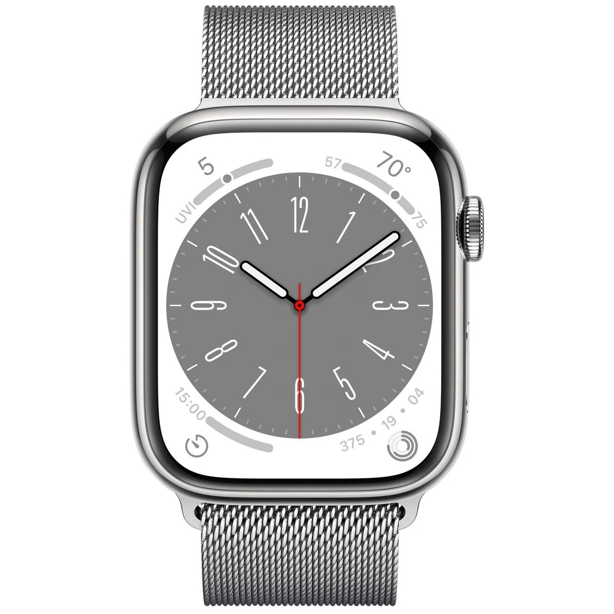 Умные часы Apple Watch Series 8 41mm Stainless Steel Case with Milanese Loop (Цвет: Silver)