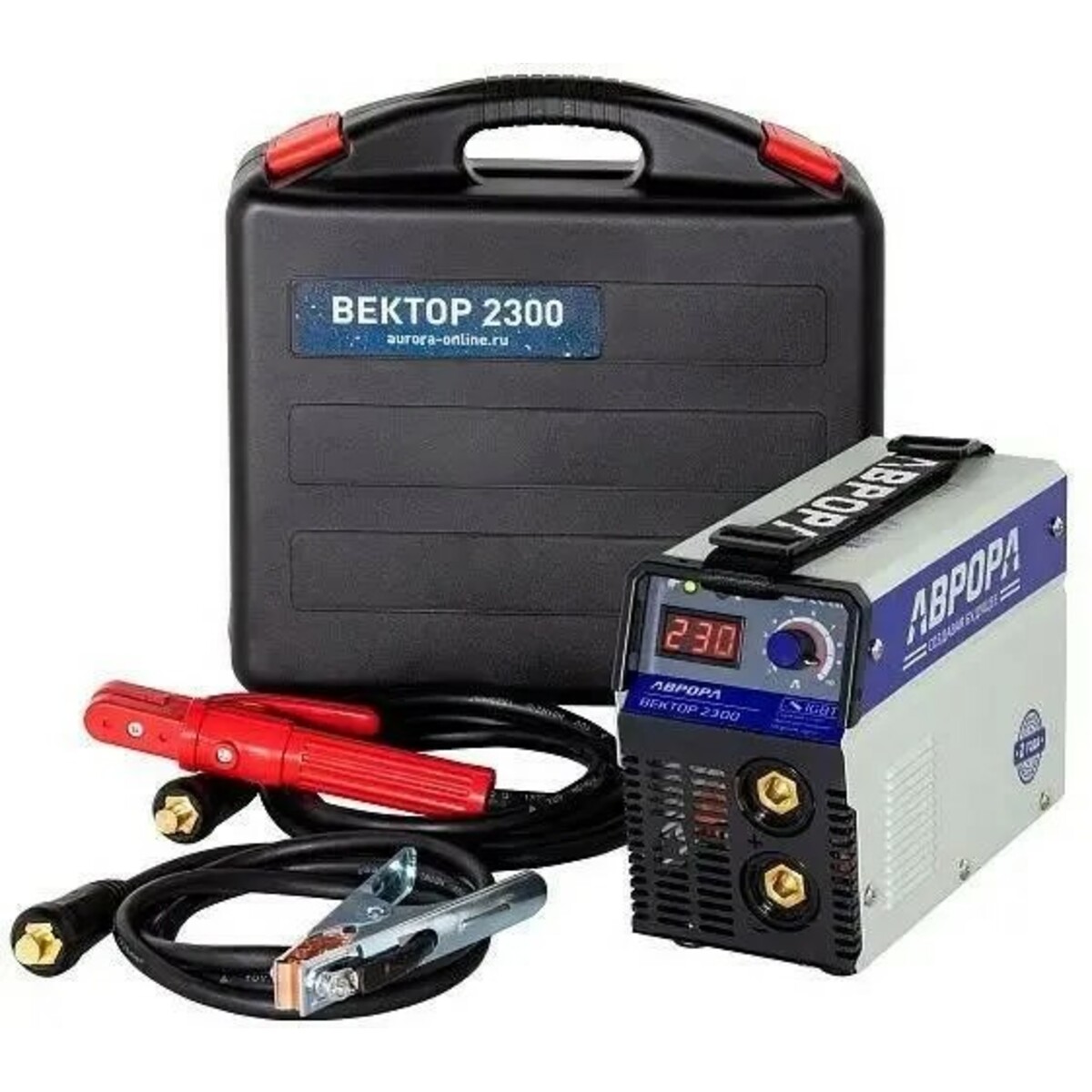 Сварочный аппарат Аврора Вектор 2300 (Цвет: Gray/Blue)