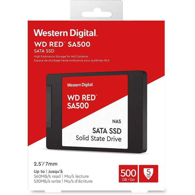 Накопитель SSD WD SATA III 500Gb WDS500G1R0A
