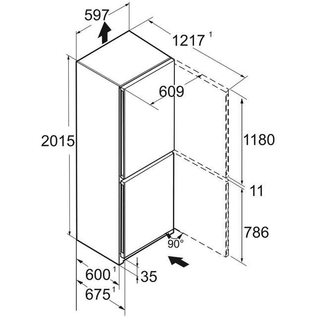 Холодильник Liebherr CNf 5703, белый Холодильник Liebherr CNf 5703, белый