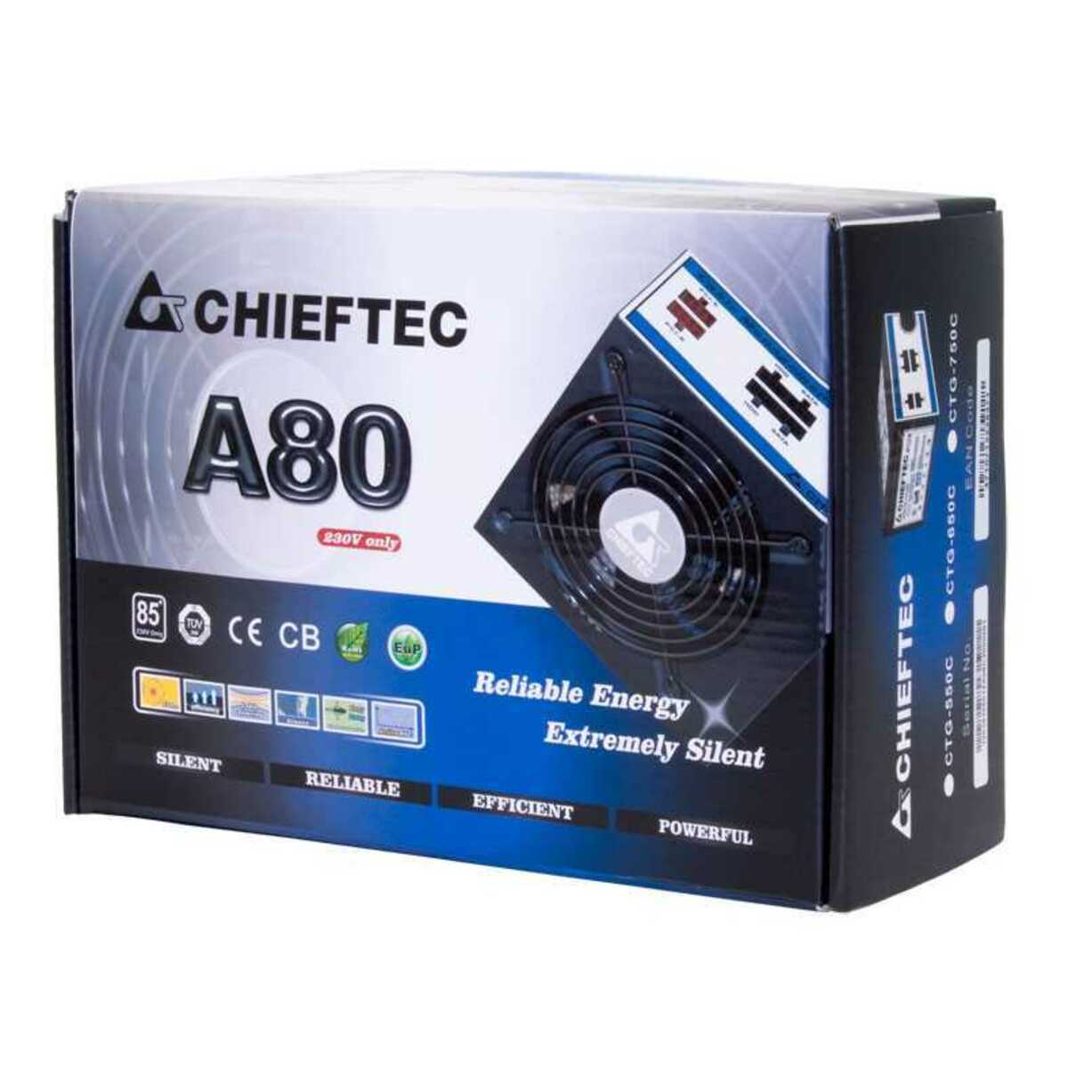 Блок питания Chieftec ATX 650W CTG-650C