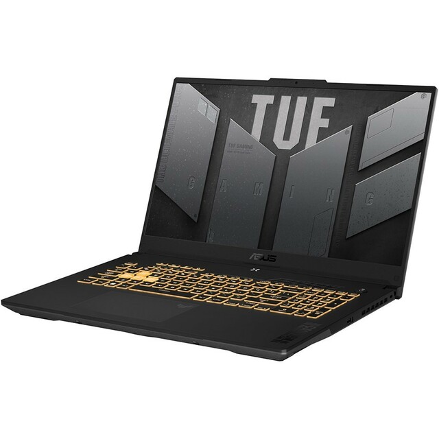 Ноутбук Asus TUF Gaming A17 FA707NVR-HX026 (AMD Ryzen 7 7435HS 3.1Ghz/16Gb DDR4/SSD 1Tb/NVIDIA GeForce RTX 4060 8Gb/17.3 /IPS/FHD (1920x1080)/NoOS/Mecha Gray/WiFi/BT/Cam)