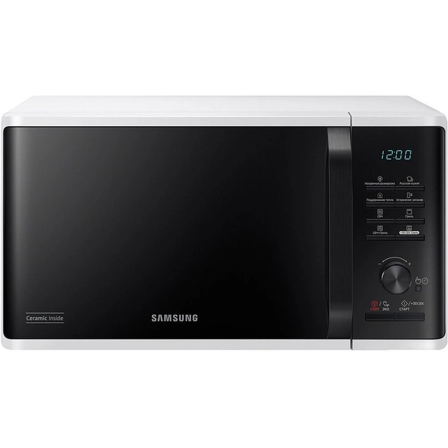 Микроволновая печь Samsung MG23K3515AW / BW (Цвет: White / Black)