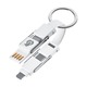 Кабель uBear Life Switch Key Ring Cable 6in1 (Цвет: White)