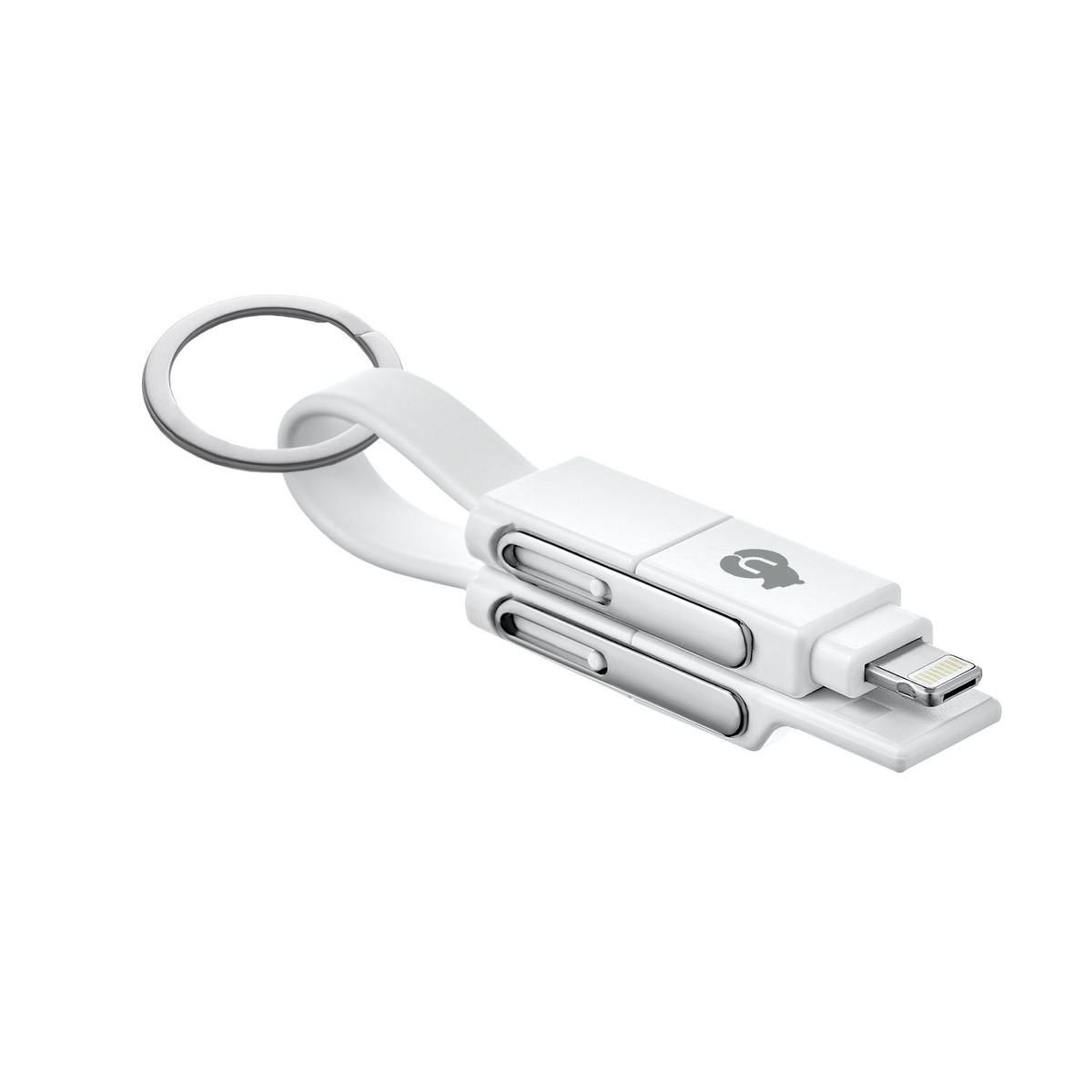 Кабель uBear Life Switch Key Ring Cable 6in1, белый