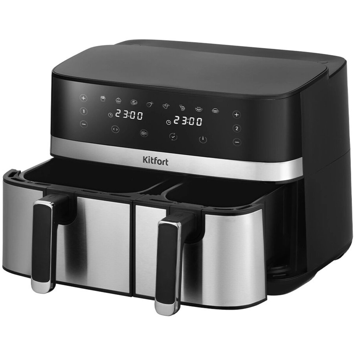 Аэрогриль Kitfort КТ-2261 (Цвет: Silver / Black)