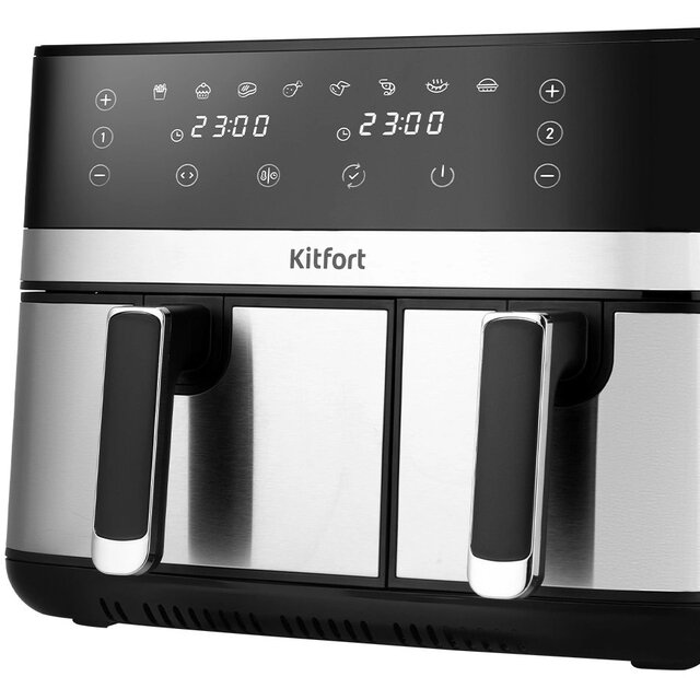 Аэрогриль Kitfort КТ-2261 (Цвет: Silver / Black) Аэрогриль Kitfort КТ-2261 (Цвет: Silver / Black)