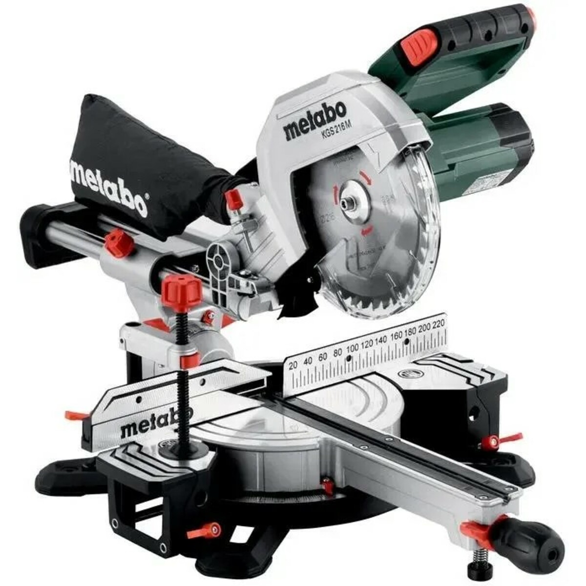Торцовочная пила Metabo KGS 216 M (Цвет: Green)