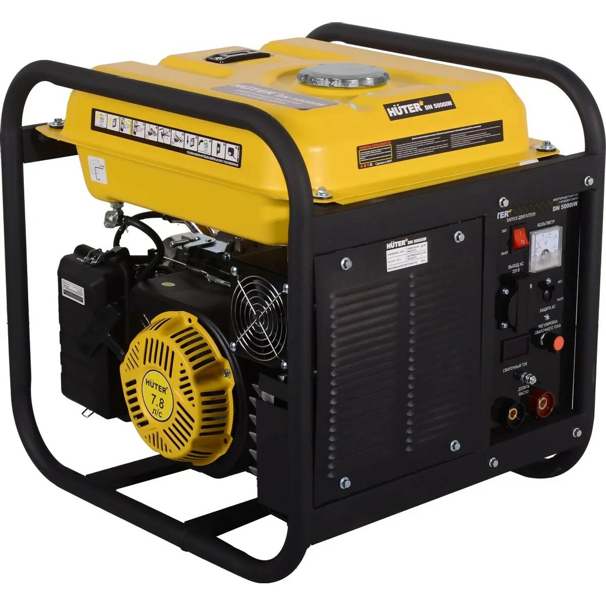 Генератор Huter DN 5000iW (Цвет: Yellow/Black)