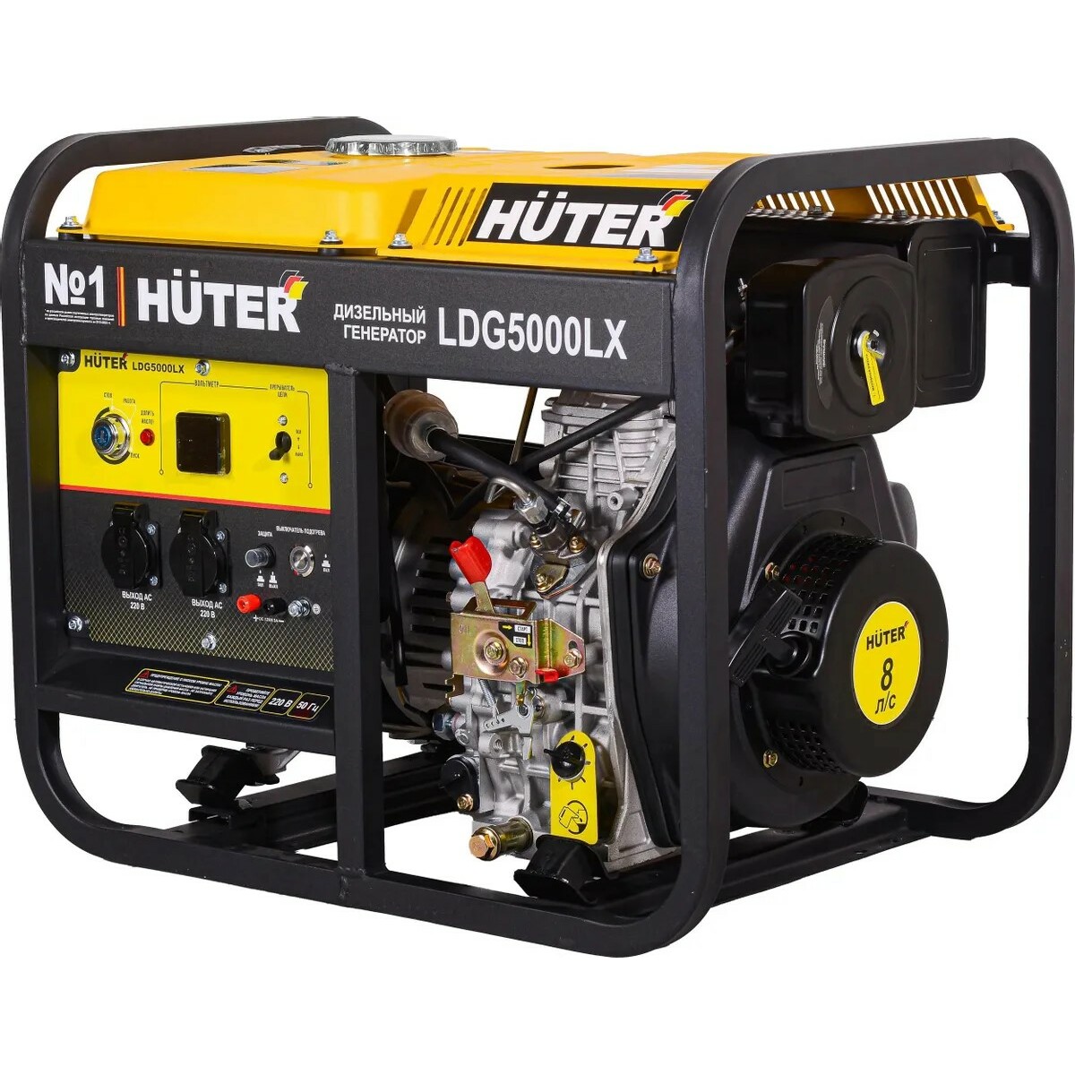 Генератор Huter LDG 5000LX (Цвет: Yellow/Black)