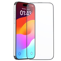 Защитное стекло Devia Soft Edge Twice Tempered Glass для iPhone 15 Pro, черный