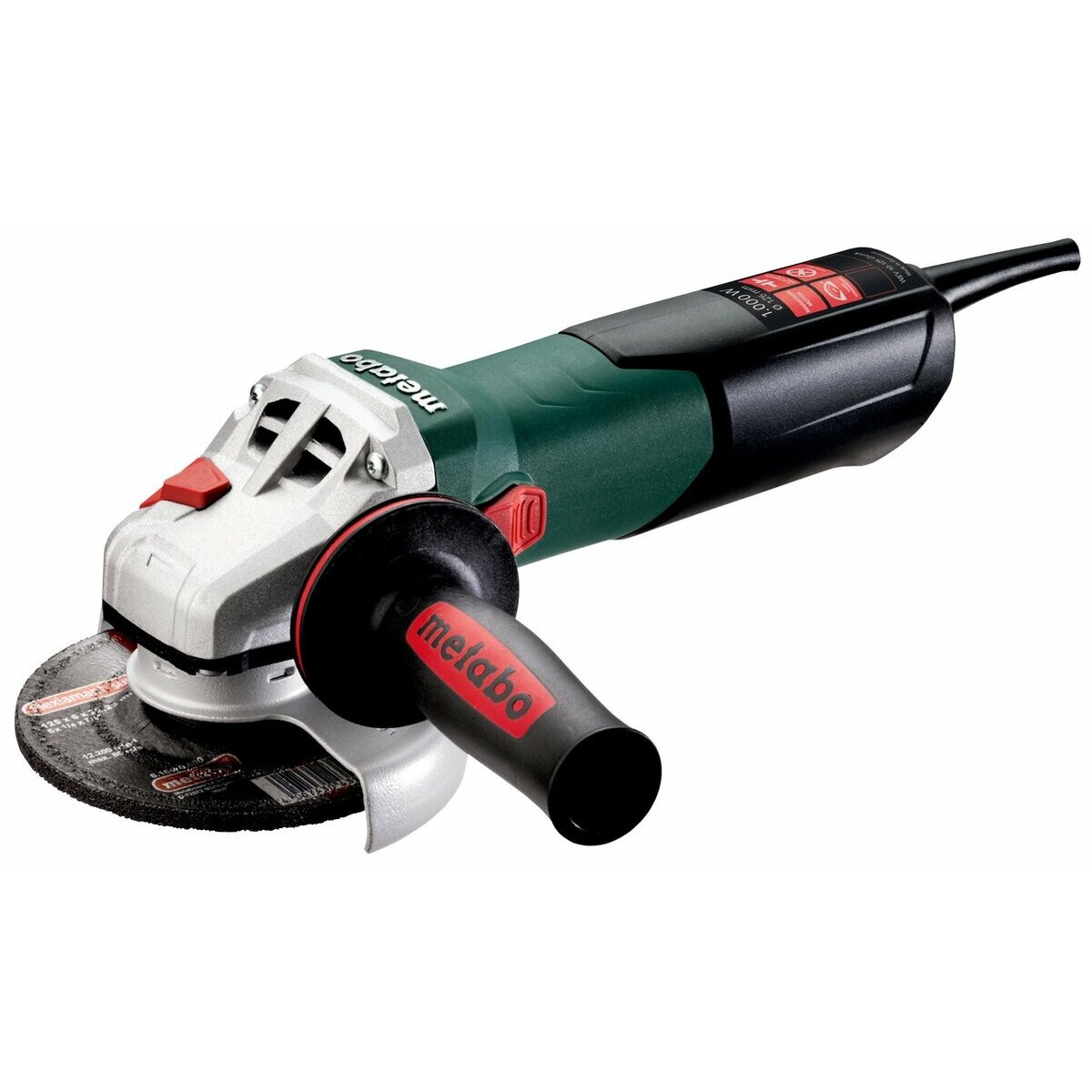 Углошлифовальная машина Metabo WEV 10-125 Quick (Цвет: Green)