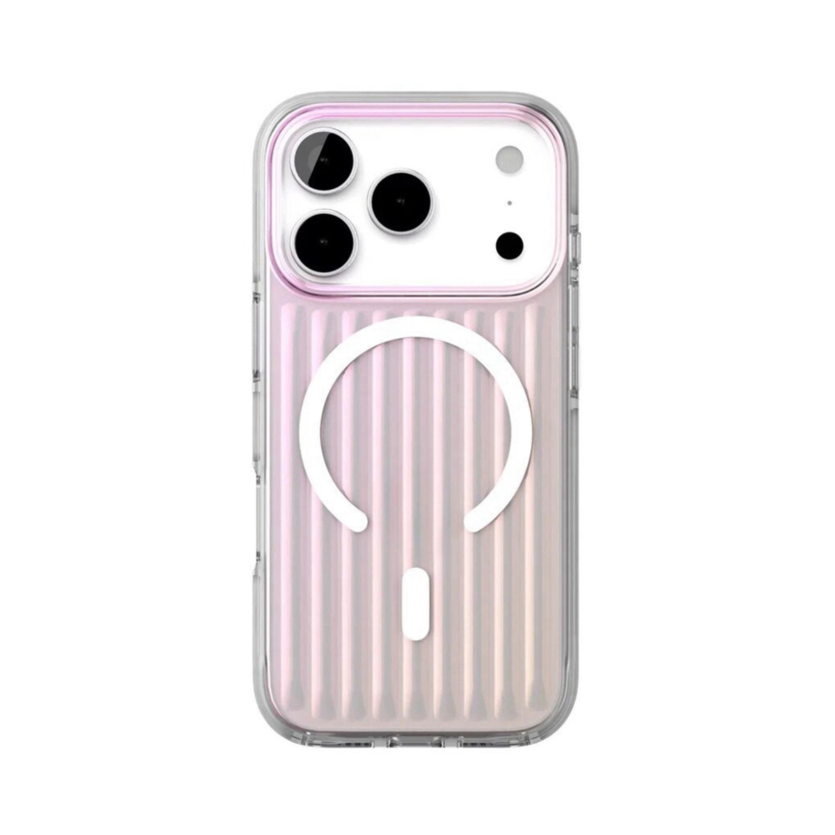 Чехол-накладка VLP Pulse Case with MagSafe для смартфона Apple iPhone 17 Pro (Цвет: Pearl)
