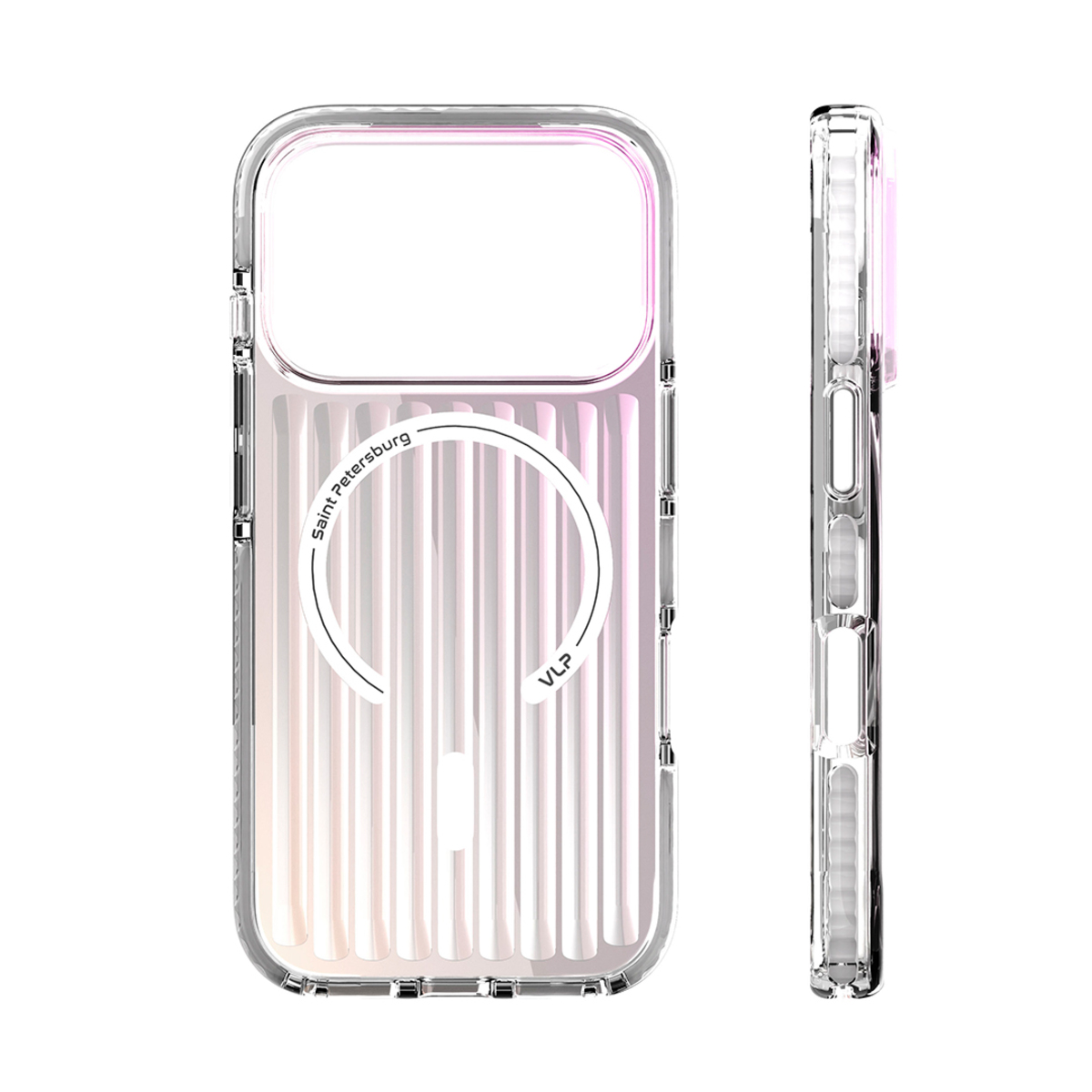 Чехол-накладка VLP Pulse Case with MagSafe для смартфона Apple iPhone 17 Pro (Цвет: Pearl)