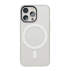 Чехол-накладка Comma Hard Jacket Anti-bakterial Magnetic Case для iPhone 15 Pro (Цвет: Clear)