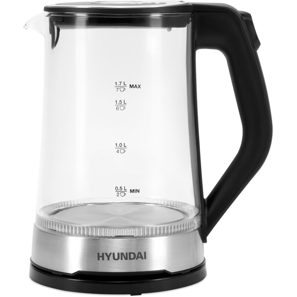 Чайник Hyundai HYK-G3401, черный