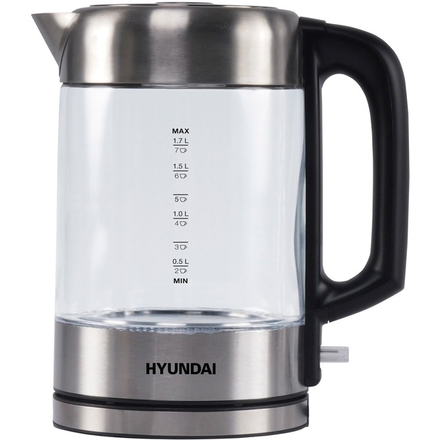 Чайник Hyundai HYK-G6405 (Цвет: Black / Silver)