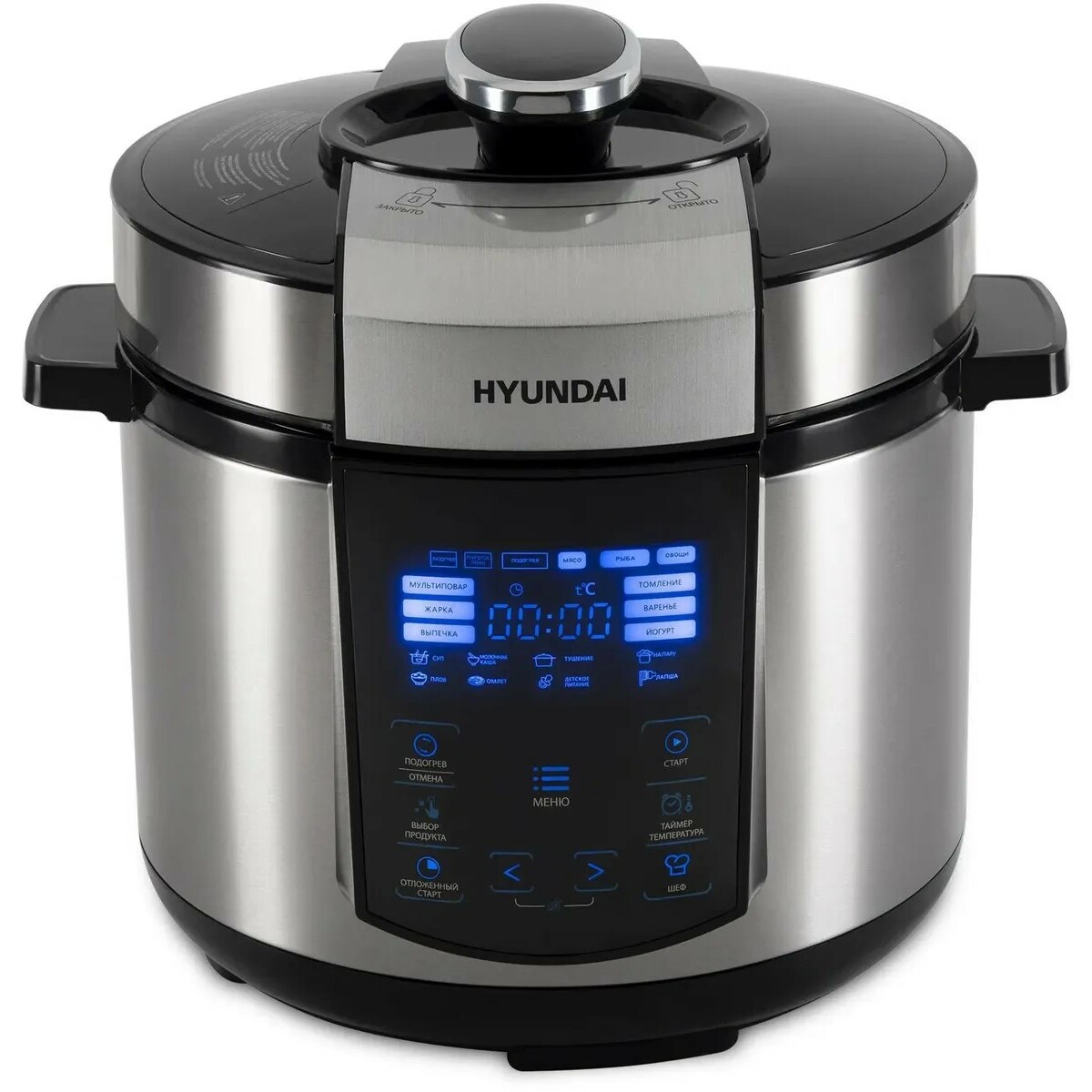 Мультиварка Hyundai HYMC-1618 (Цвет: Silver / Black)
