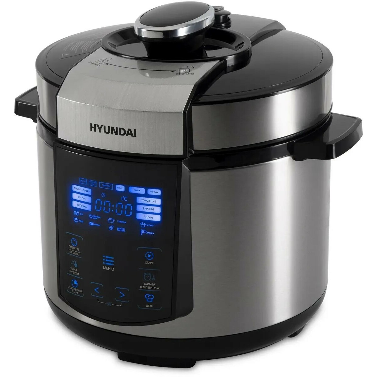 Мультиварка Hyundai HYMC-1618 (Цвет: Silver / Black)