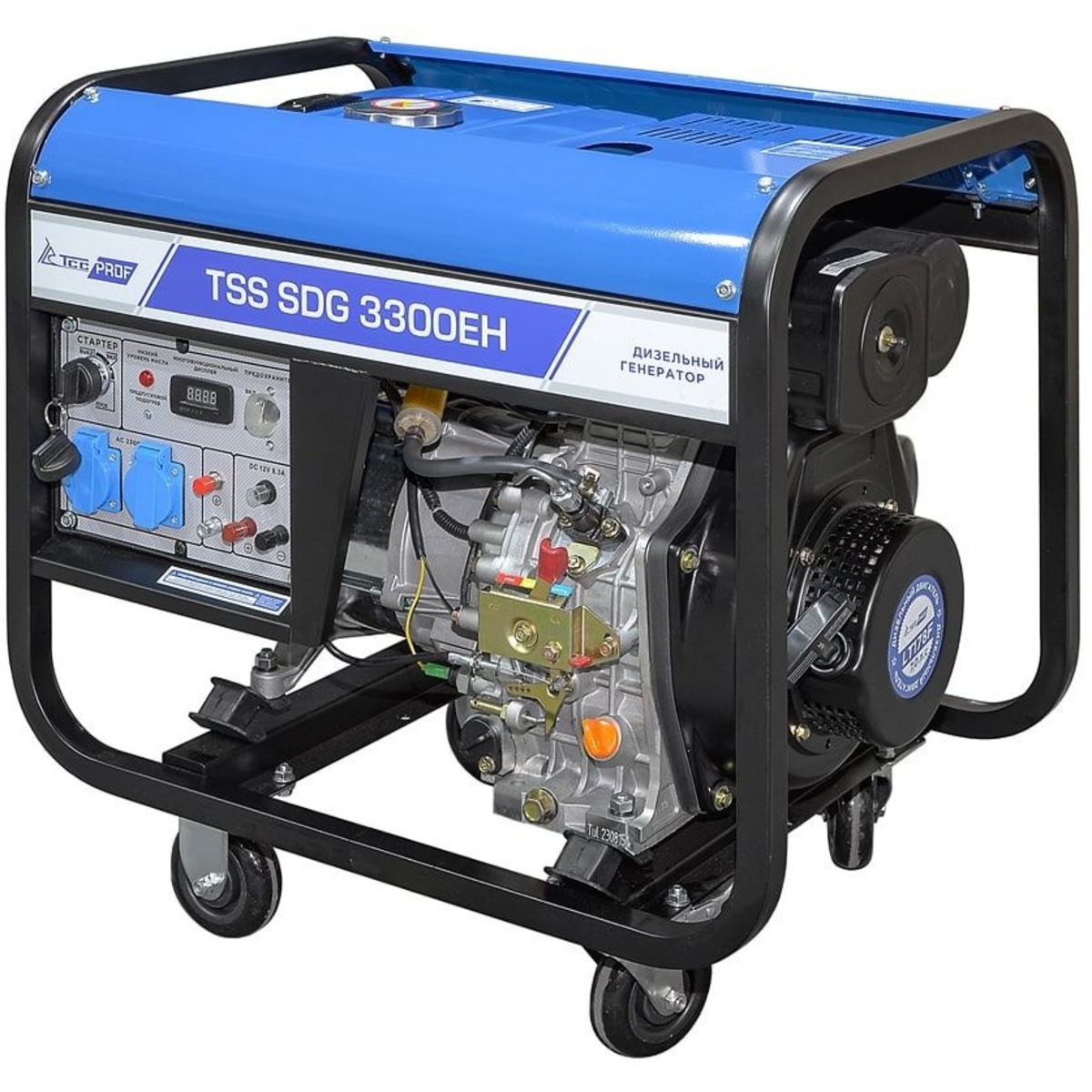 Генератор ТСС SDG 3300EH 3.3кВт (Цвет: Blue)