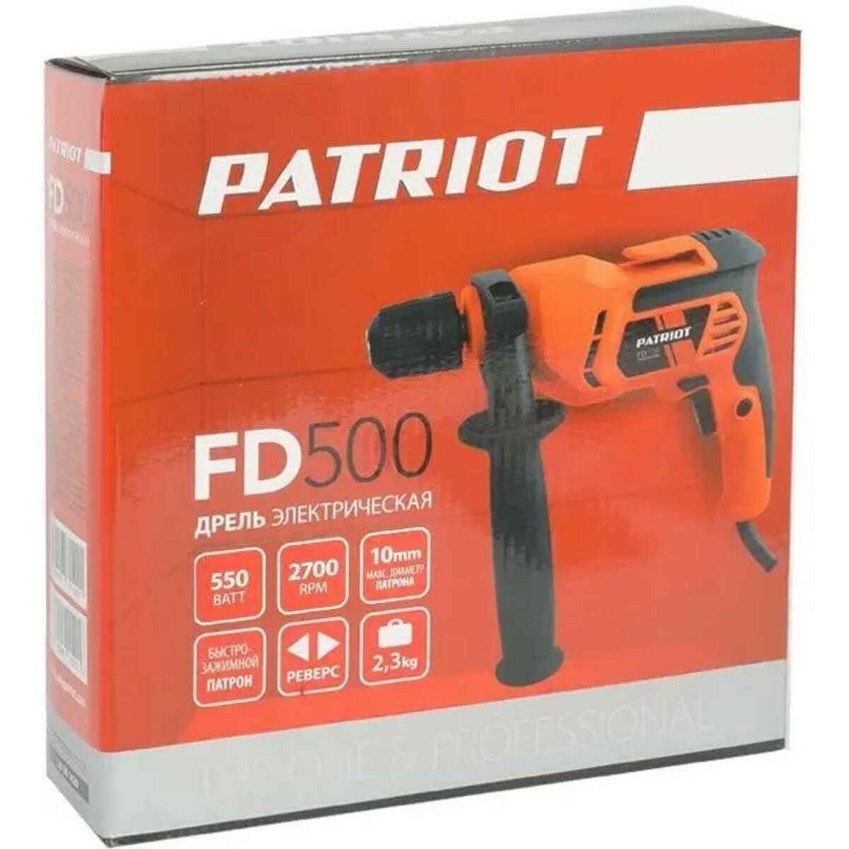 Дрель безударная Patriot FD 500 (Цвет: Orange)