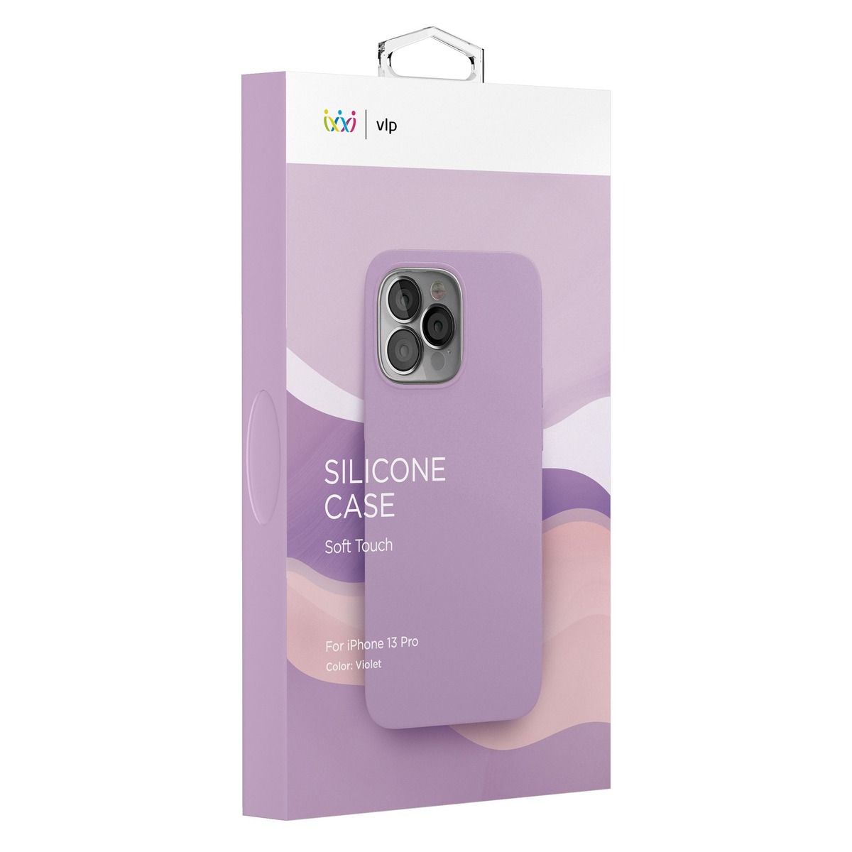 Чехол-накладка VLP Silicone Case для смартфона Apple iPhone 13 Pro (Цвет: Violet)