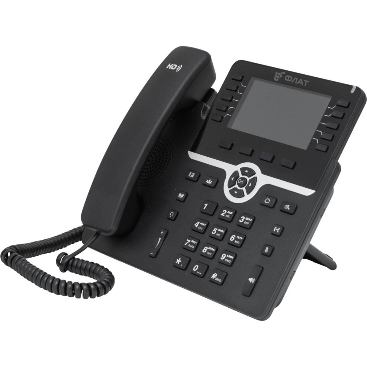 Телефон IP Флат Flat-Phone-B10/RU, черный