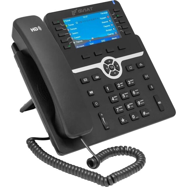 Телефон IP Флат Flat-Phone-B10 / RU, черный
