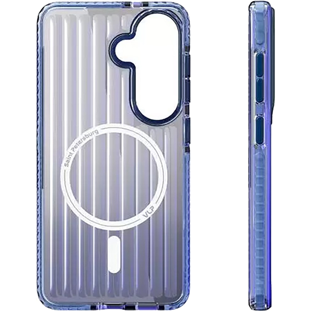 Чехол-накладка VLP Pulse Case with MagSafe для смартфона Samsung S26, синий