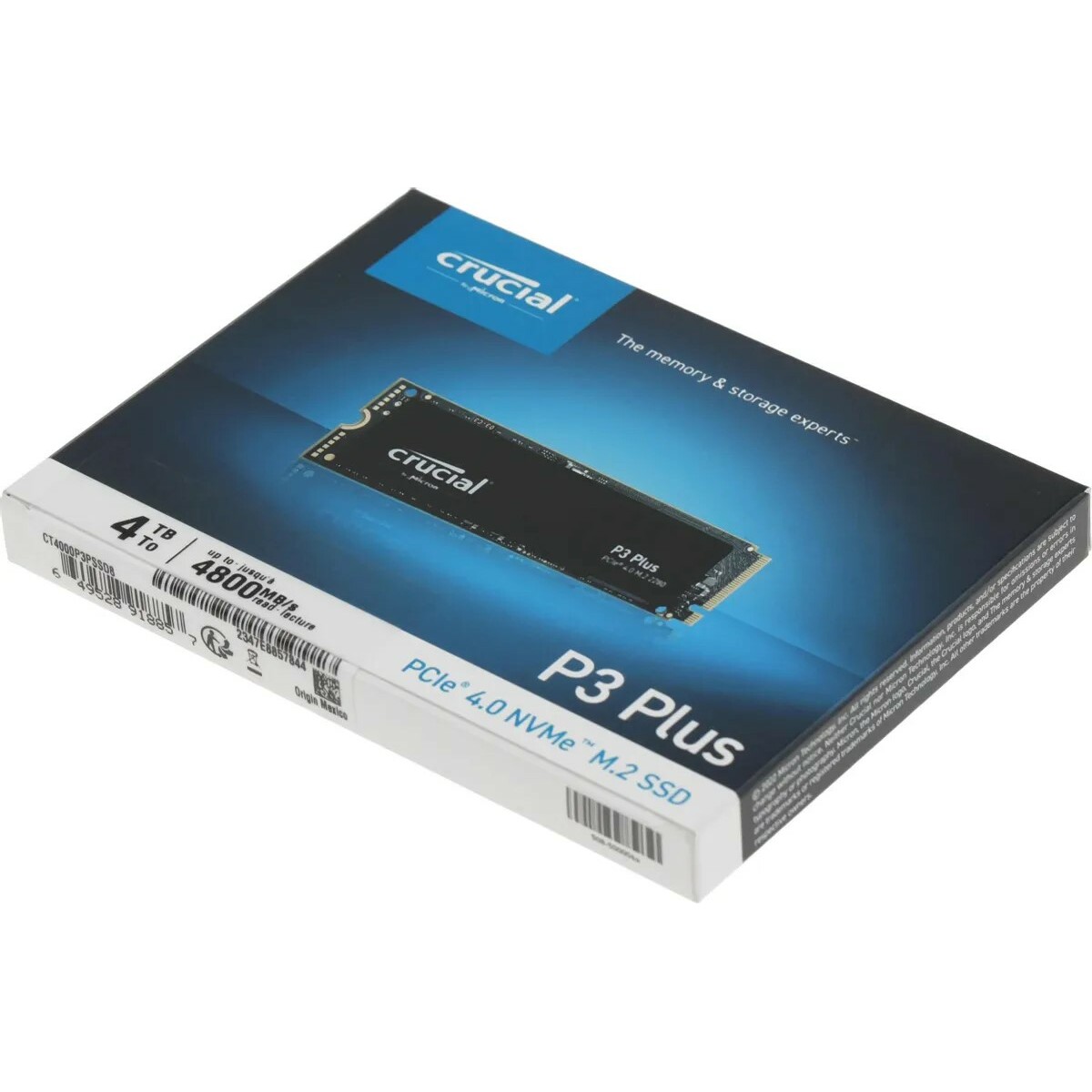 Накопитель SSD Crucial PCIe 4.0 x4 4Tb CT4000P3PSSD8 