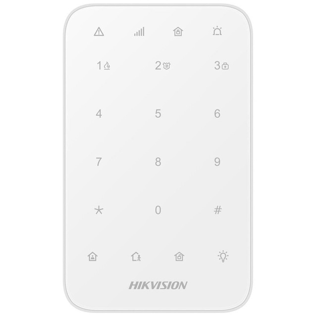 Клавиатура беспроводная Hikvision Ax Pro DS-PK1-E-WE (Цвет: White)