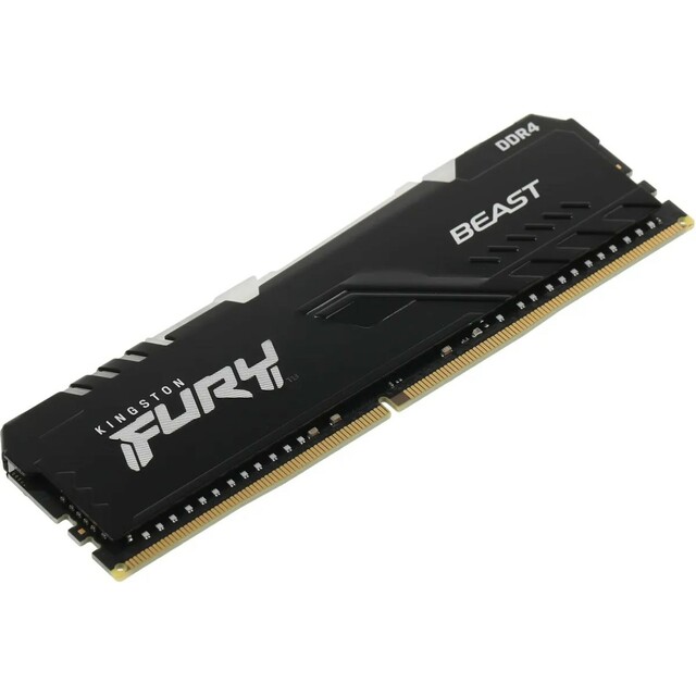 Память DDR4 32Gb 3200MHz Kingston KF432C16BBA/32 Fury Beast RGB RTL PC4-25600 CL16 DIMM 288-pin 1.35В dual rank