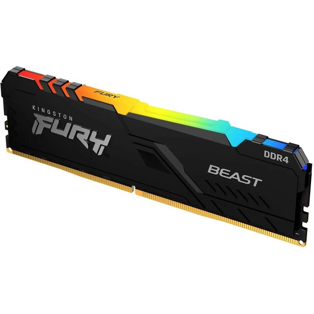 Память DDR4 32Gb 3200MHz Kingston KF432C16BBA/32 Fury Beast RGB RTL PC4-25600 CL16 DIMM 288-pin 1.35В dual rank