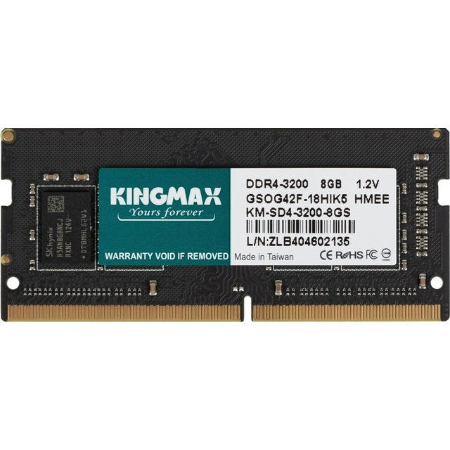 Память DDR4 8Gb 3200MHz Kingmax KM-SD4-3200-8GS