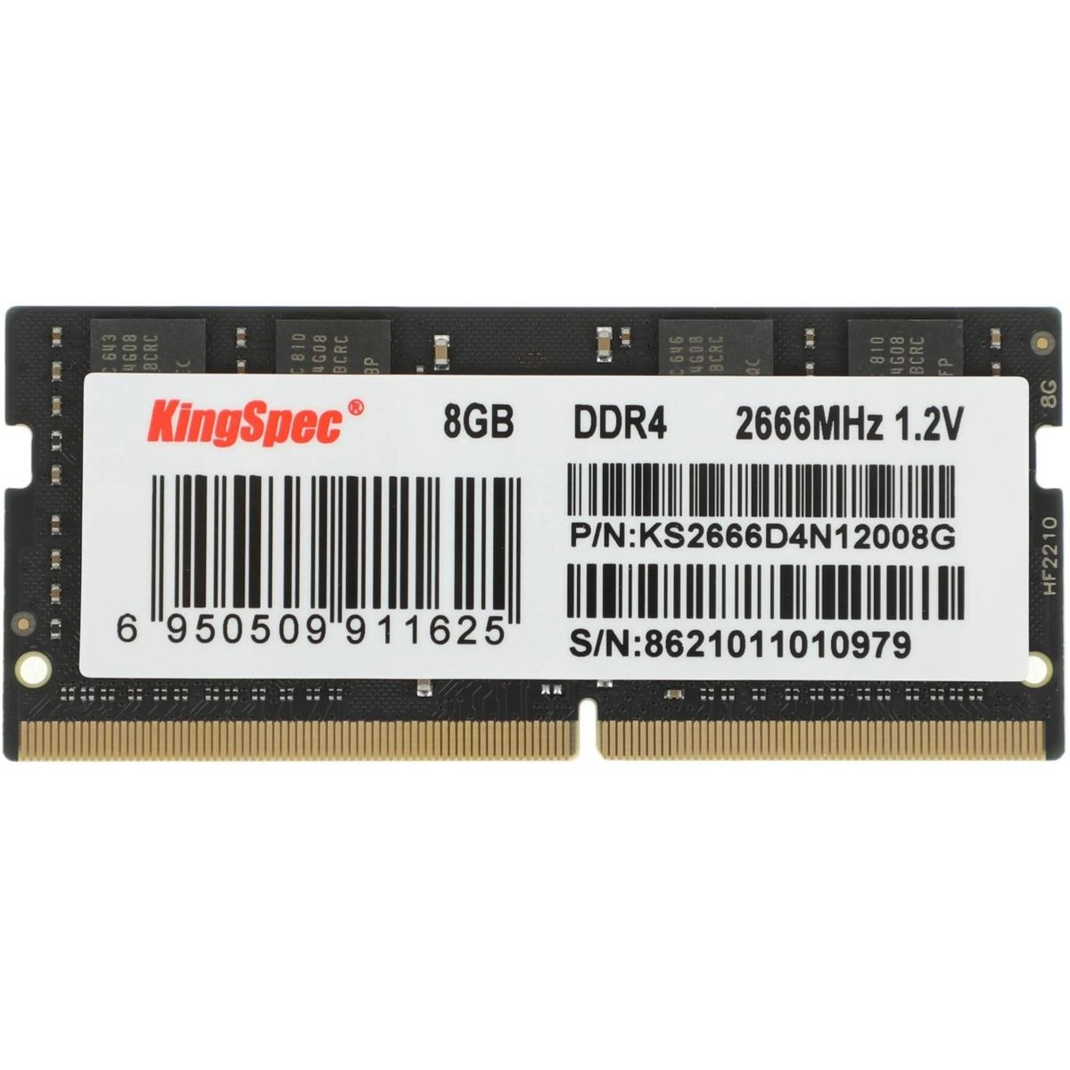 Память DDR4 8Gb 2666MHz Kingspec KS2666D4N12008G