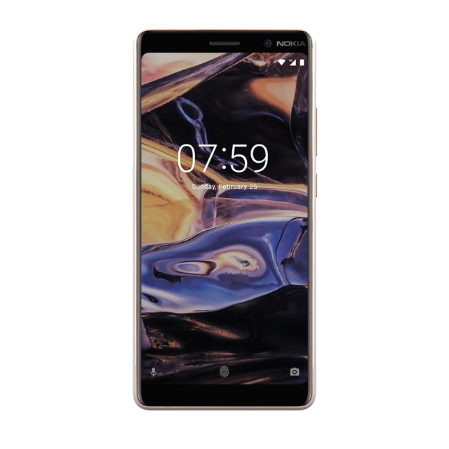 Смартфон Nokia 7 Plus (Цвет: White / Copper)