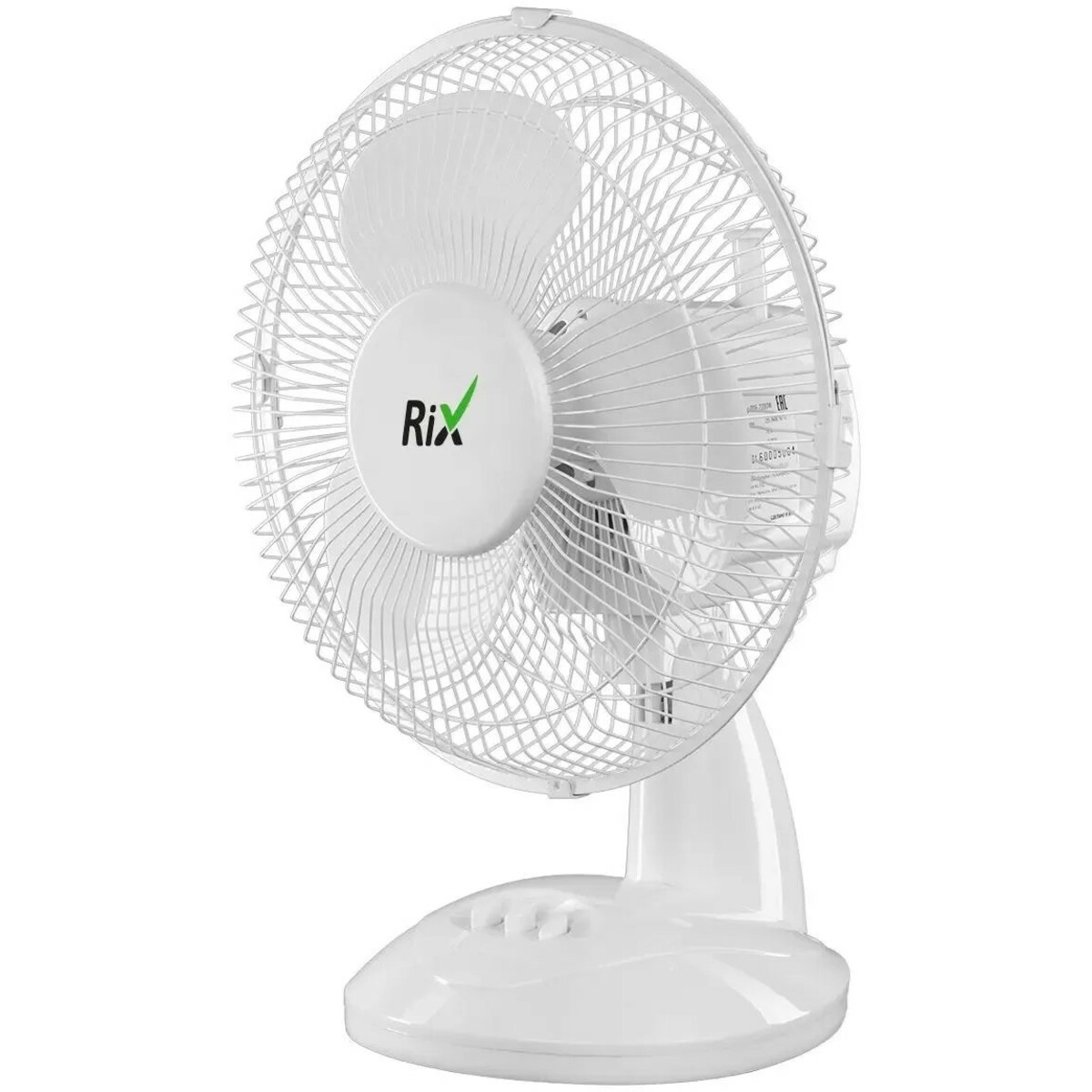 Вентилятор настольный RIX RDF-2200W, белый