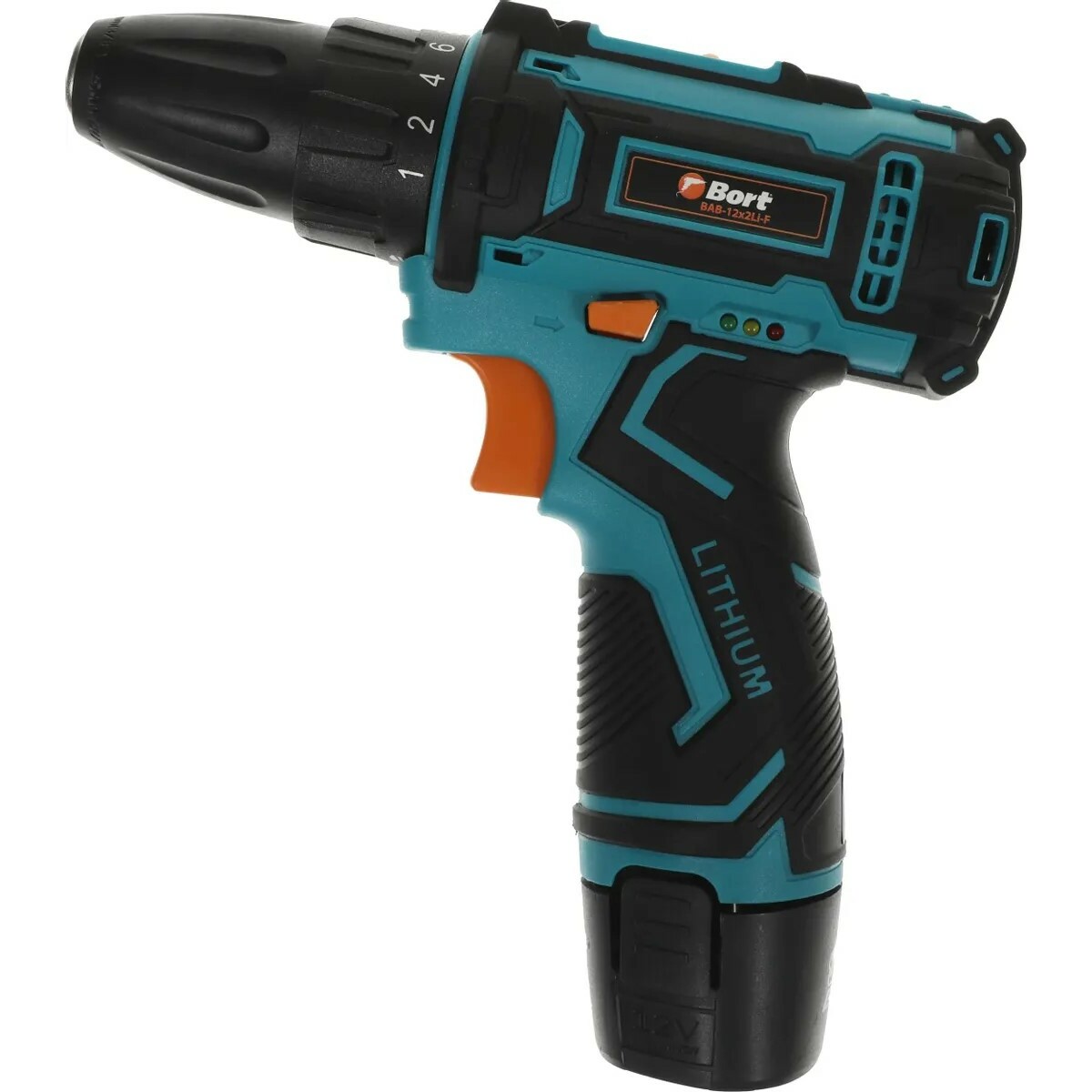 Дрель-шуруповерт Bort BAB-12x2Li-F (Цвет: Blue / Black)
