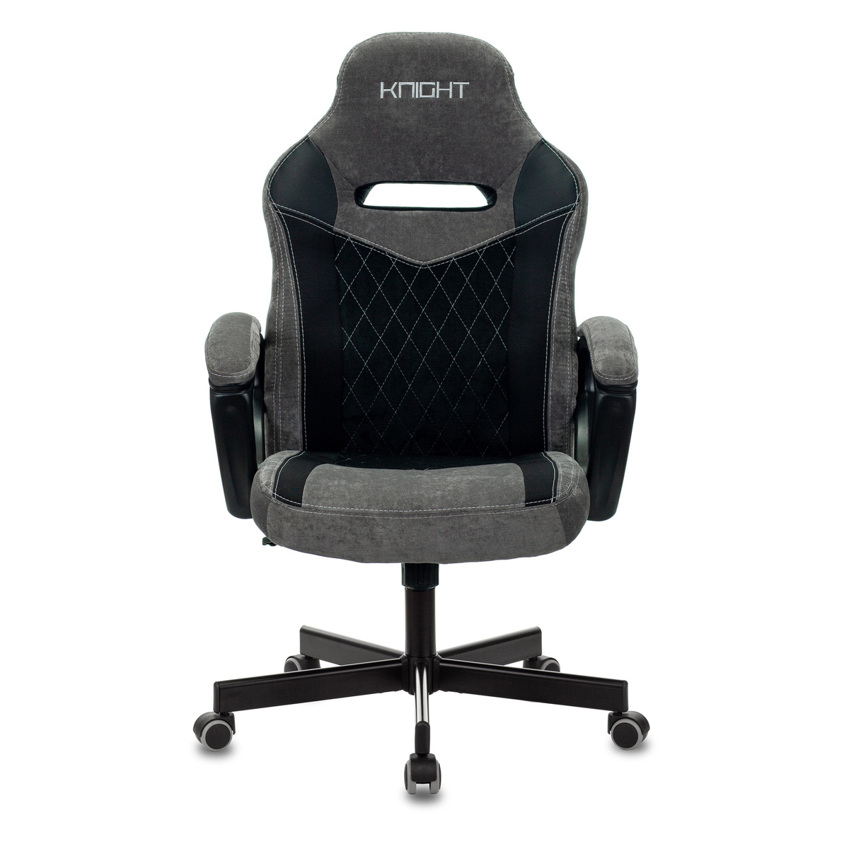 Кресло игровое Zombie VIKING 6 KNIGHT Fabric (Цвет: Gray / Black)