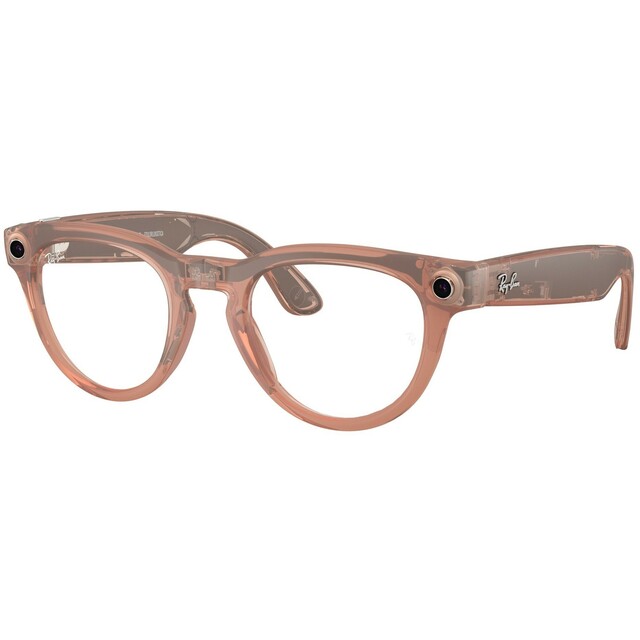 Умные очки Ray-Ban Meta Headliner RW4013 (Gen2) (Цвет: Matte Peach / Transition Grey)