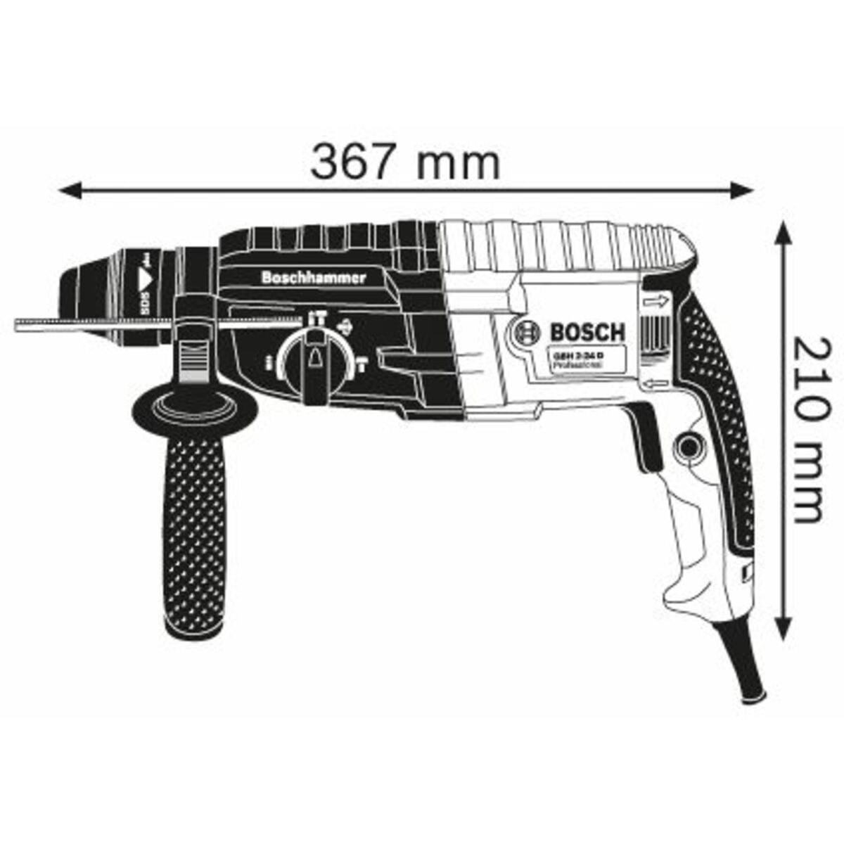 Перфоратор Bosch GBH 240 (Цвет: Blue)