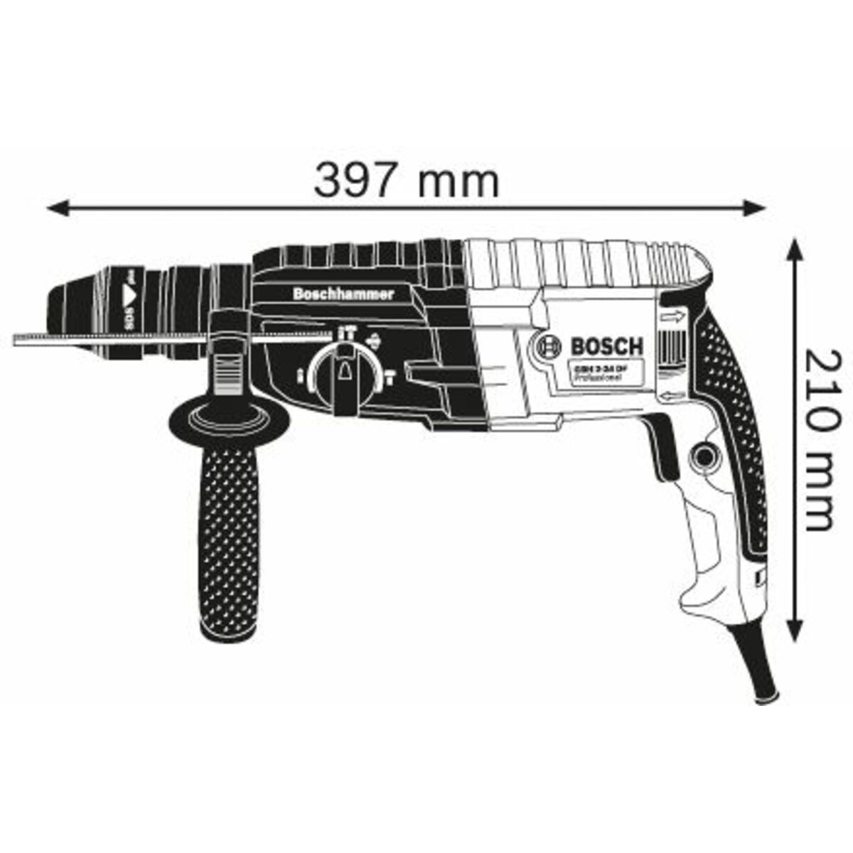 Перфоратор Bosch GBH 240 F (Цвет: Blue)