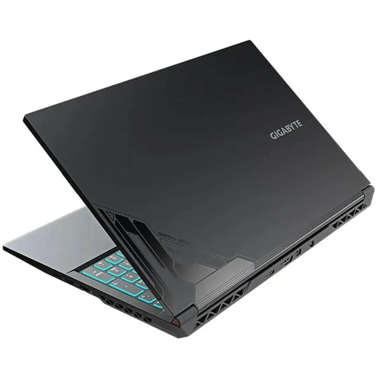 Ноутбук Gigabyte G5 Core i5 12500H 16Gb SSD512Gb NVIDIA GeForce RTX4060 8Gb 15.6 IPS FHD (1920x1080) Windows 11 Home black WiFi BT Cam 
