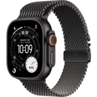 Умные часы Apple Watch Ultra 3 49mm Titanium Case with Milanese Loop L, черный Умные часы Apple Watch Ultra 3 49mm Titanium Case with Milanese Loop L, черный