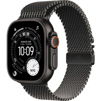 Умные часы Apple Watch Ultra 3 49mm Titanium Case with Milanese Loop L, черный