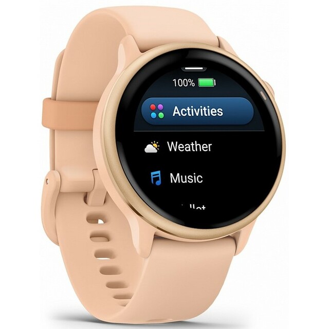 Умные часы Garmin VivoActive 6 (Цвет: Metallic Pink/Pink Dawn)