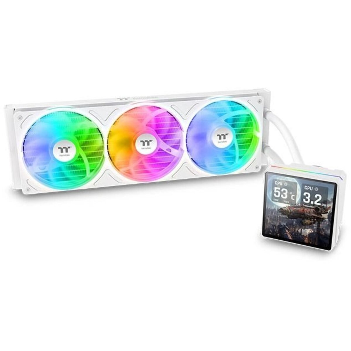 Система водяного охлаждения Thermaltake TH360 V3 Ultra Snow ARGB