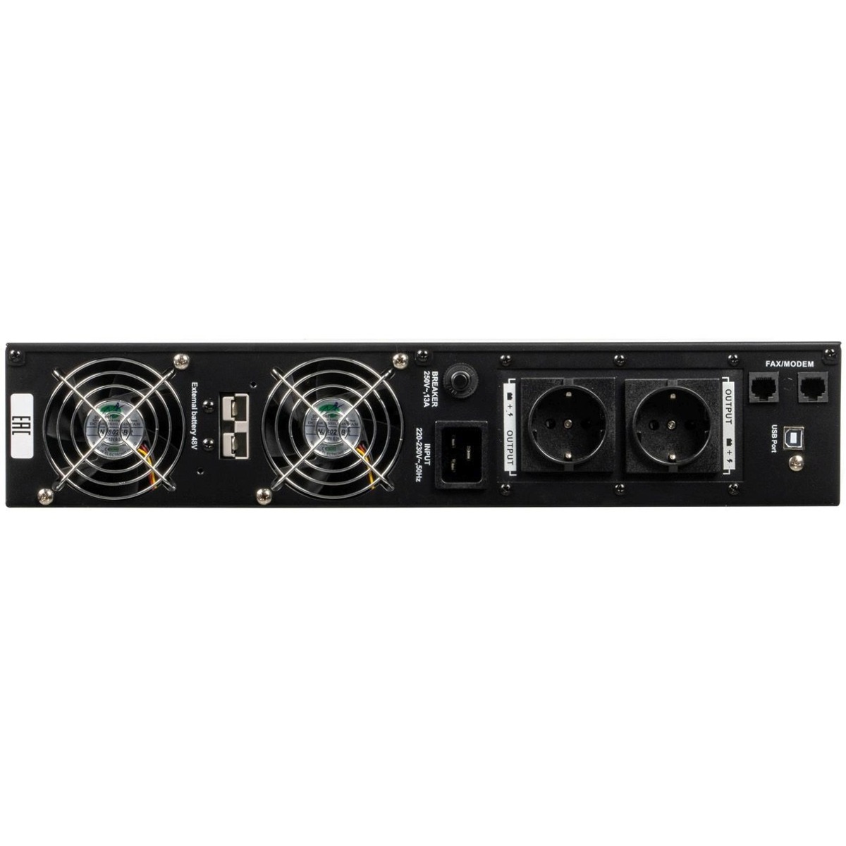 Источник бесперебойного питания Бастион Rapan 1000-RACK-IN-2X9